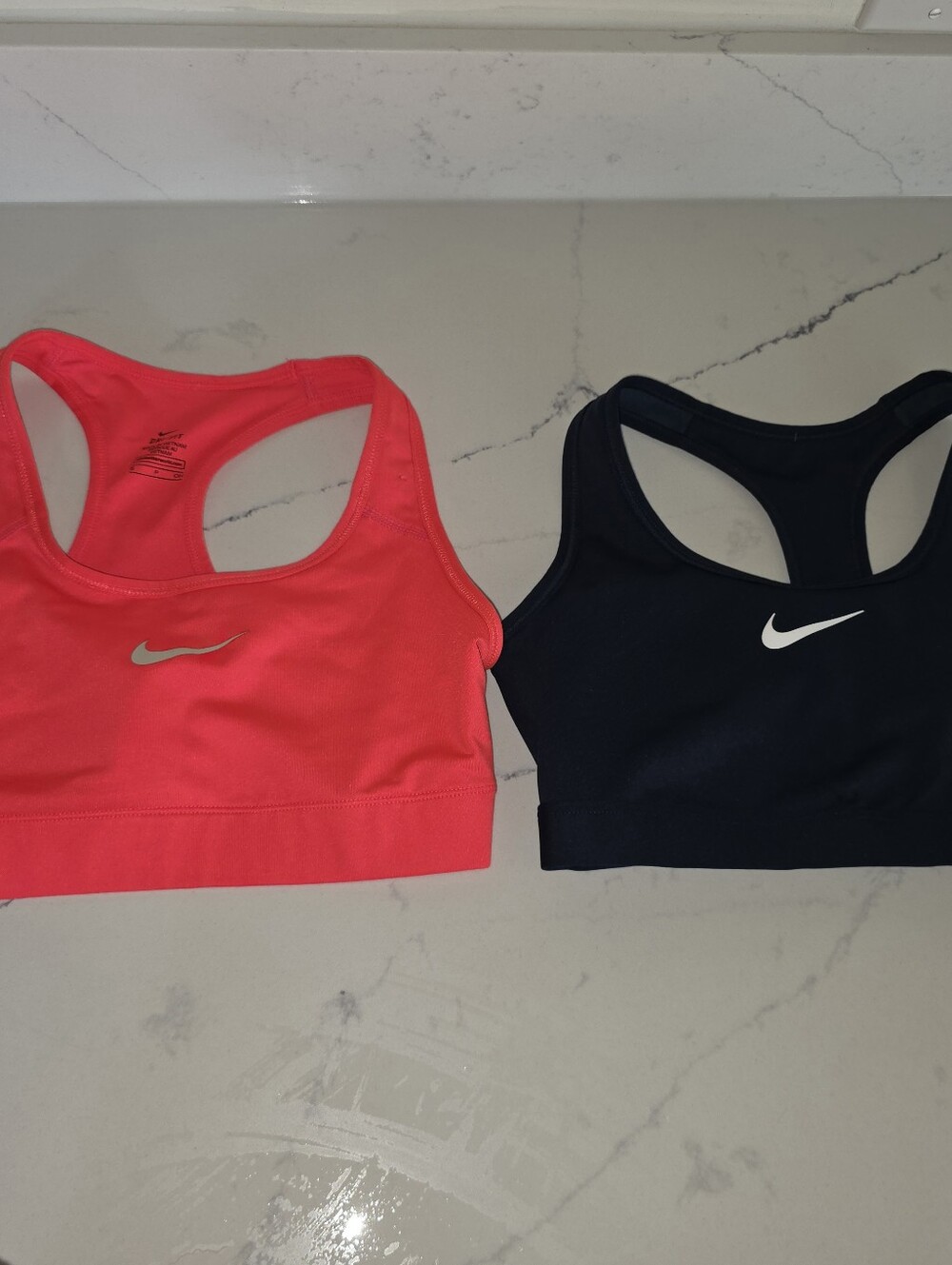 Set of Two NIKE Racerback Sports Bras - Small